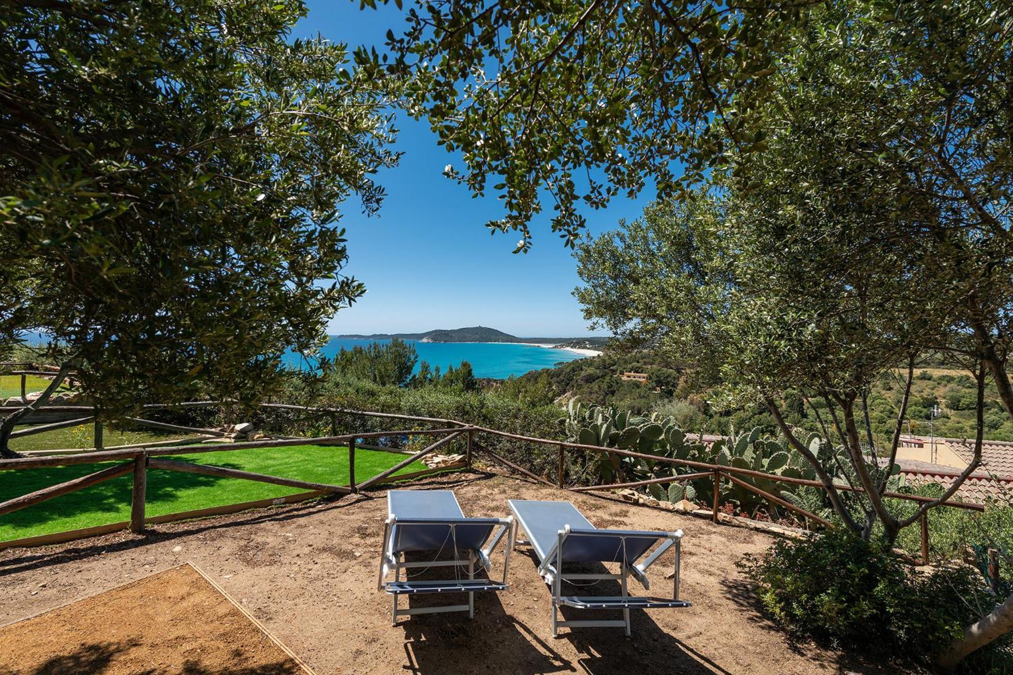 וילסימיוס Villa Allegra Panoramica 150 Mt Dal Mare מראה חיצוני תמונה