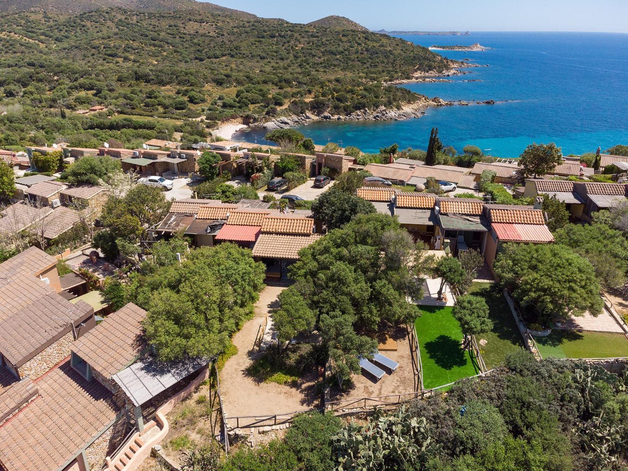 וילסימיוס Villa Allegra Panoramica 150 Mt Dal Mare מראה חיצוני תמונה