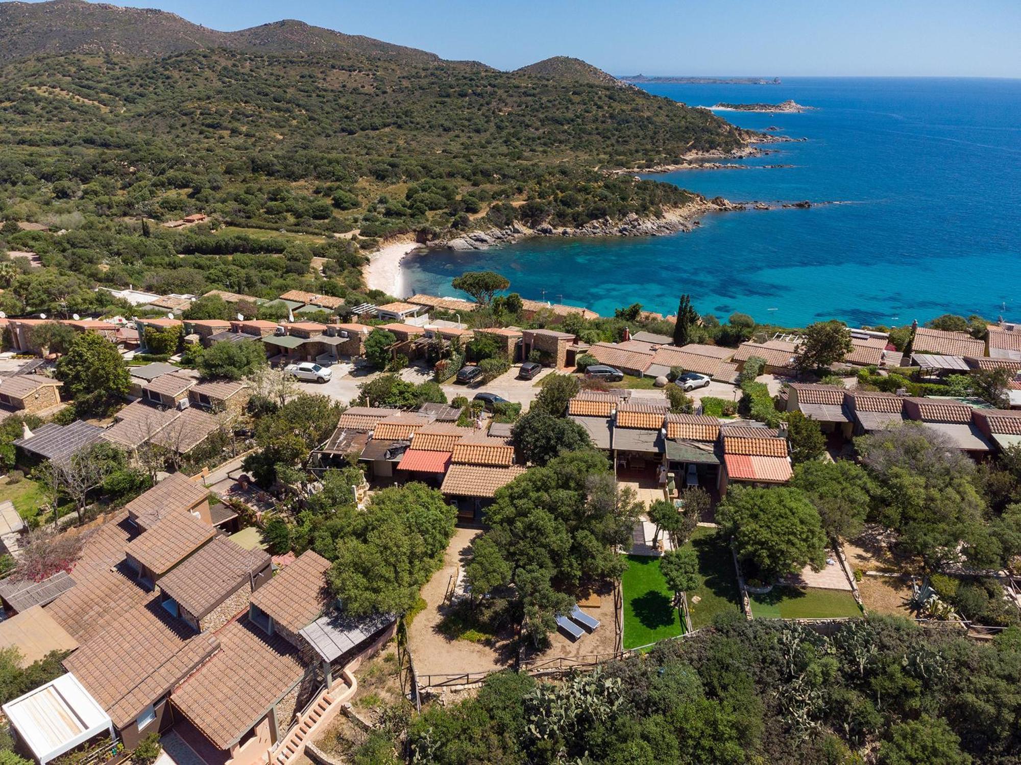 וילסימיוס Villa Allegra Panoramica 150 Mt Dal Mare מראה חיצוני תמונה